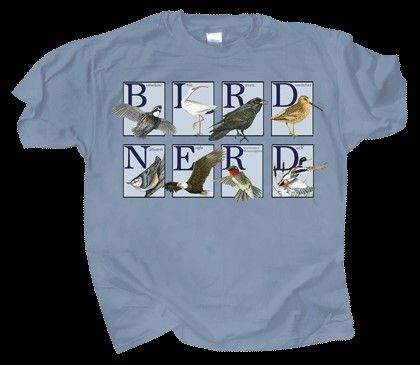 T-Shirt -  Bird Nerd, Size: S