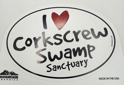 Sticker I Love Corkscrew  Oval Vinyl