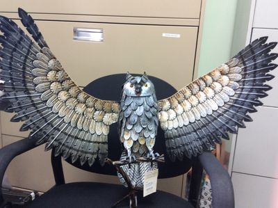 Wall Decor -  Owl Wings up