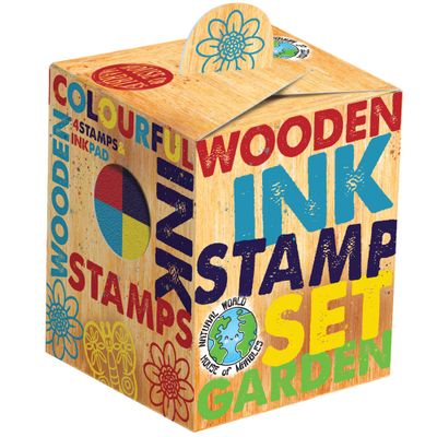Wooden Stamp Set  - Garden