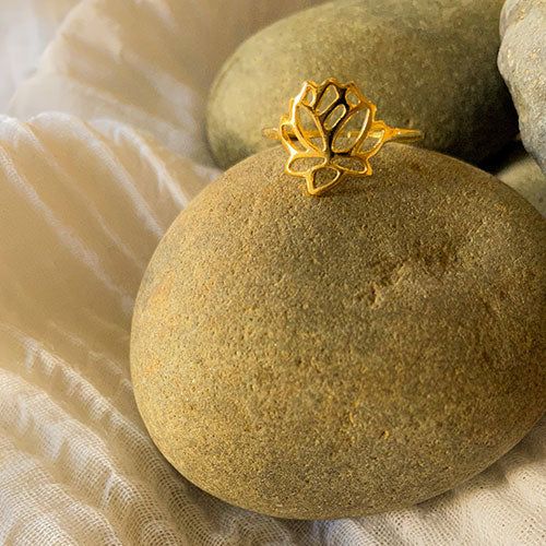 Ring - Adjustable Lotus Flower