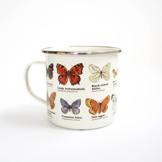 Enamel Mugs, Design: Butterflies