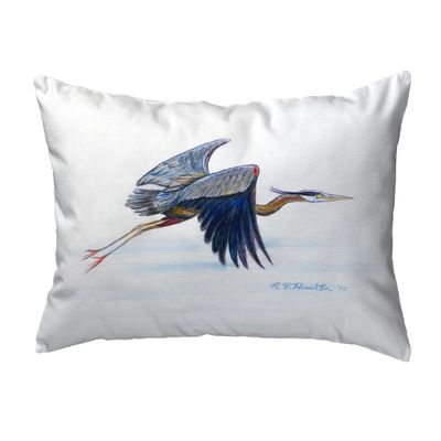 Pillow - Flying  Heron 11x14