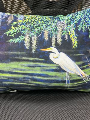 Pillow - Egret Lagoon 11x14