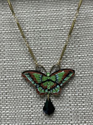 Necklace - Multicolored Butterfly