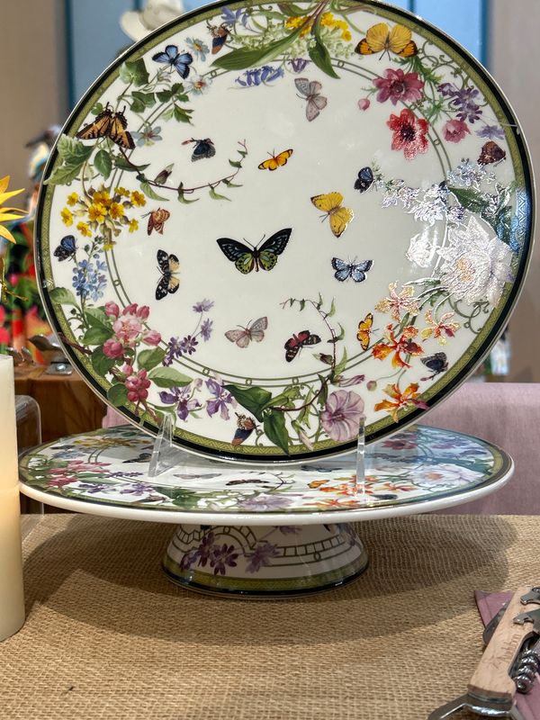 Cake Stand - Butterfly Garden