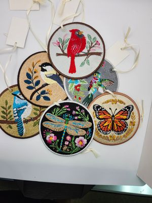 Ornament - Embroidered