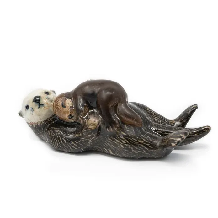 Figurine - Otter &amp; Pup Little Critterz