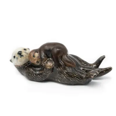 Figurine - Otter &amp; Pup Little Critterz