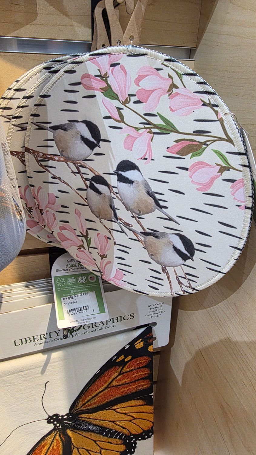 Mouse Pad, Design: Chickadee