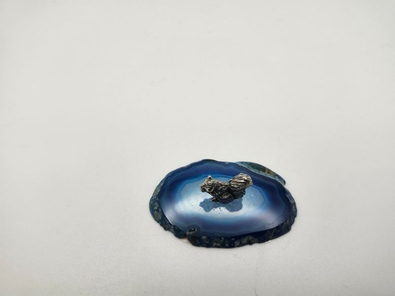 Figurine on Agate Stone