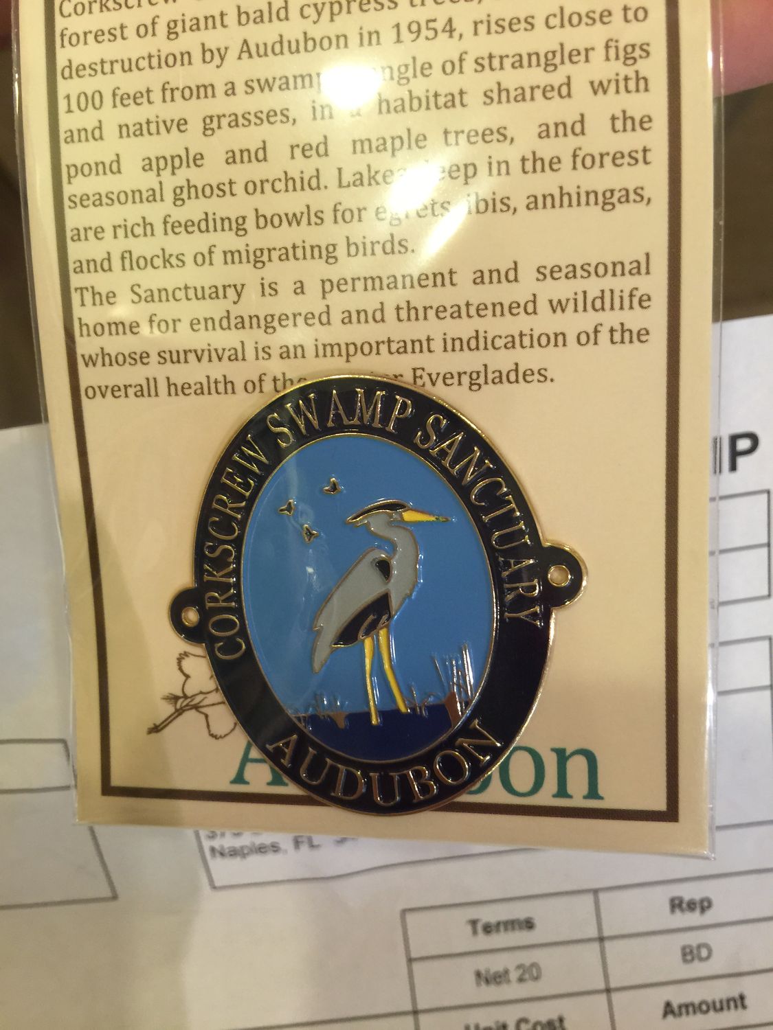 Hiking Medallions, Design: Blue Heron