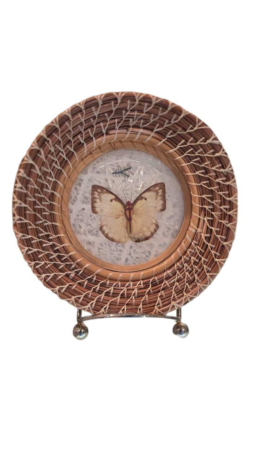 Pine Needle Basket - Butterfly