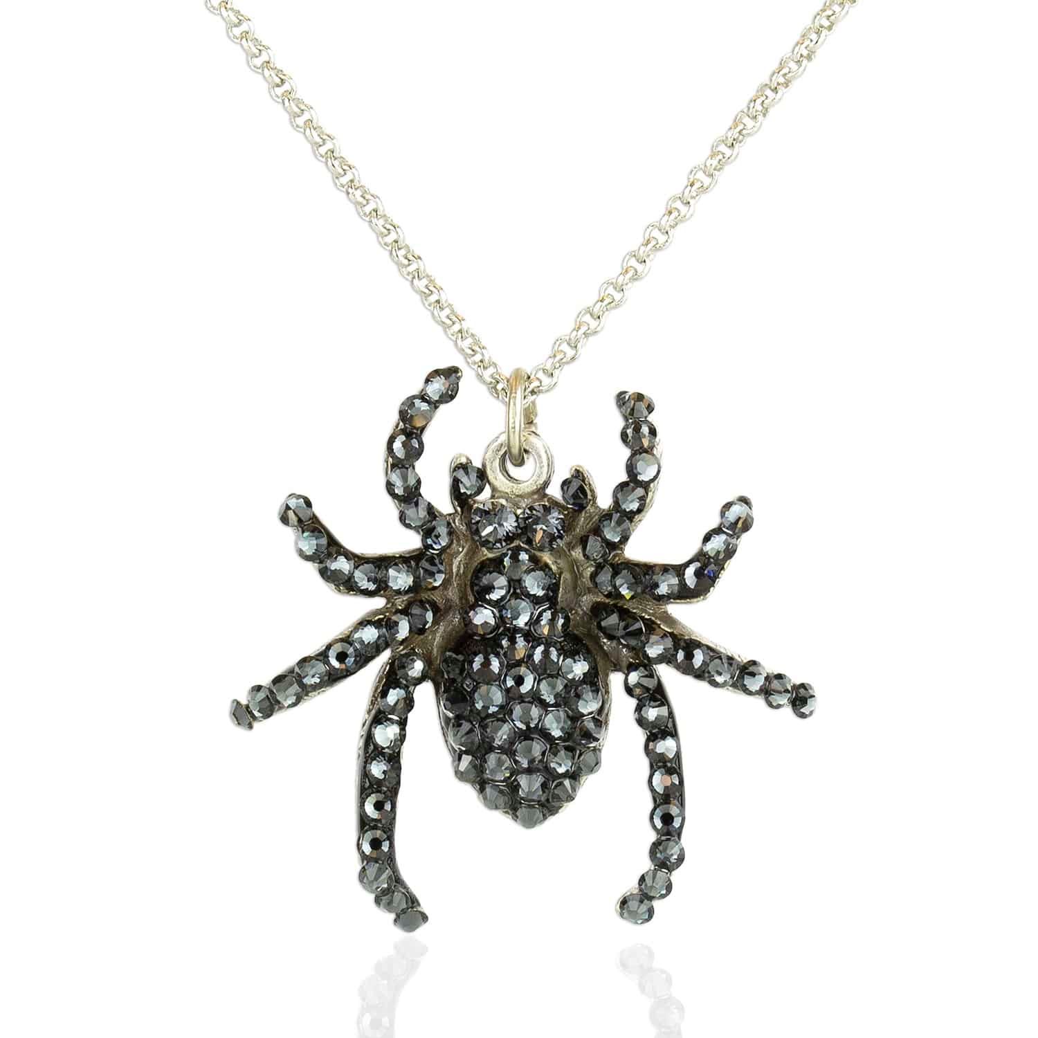 Necklace - Jeweled Spider