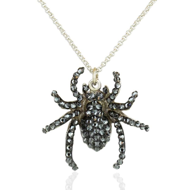Necklace - Jeweled Spider