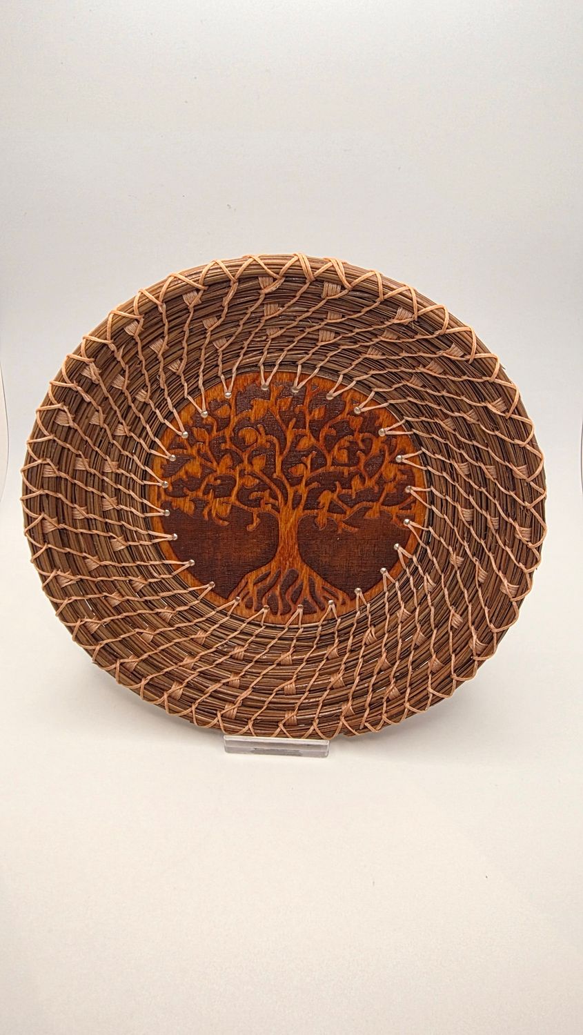 Pine Needle Baskets, Design: Tree of Life