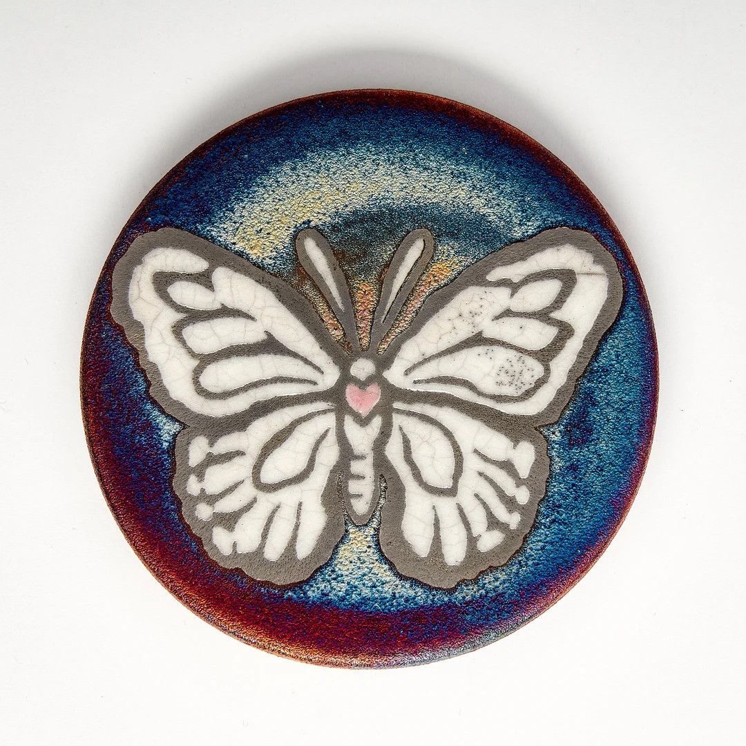 Raku Coaster, Design: Butterfly