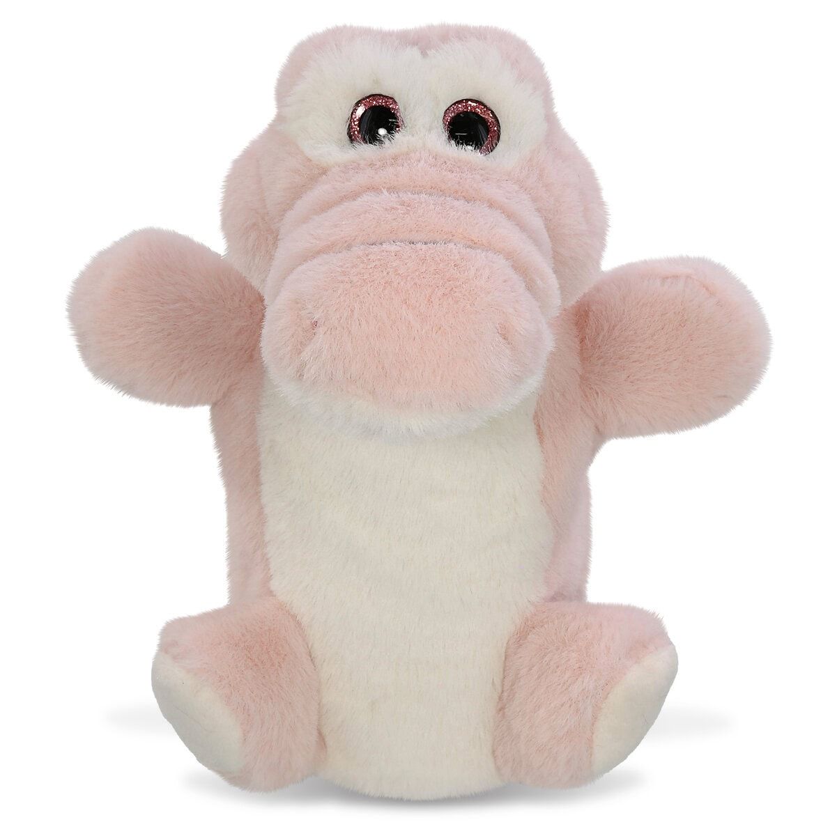 Plush - Pink Alligator  Puppet