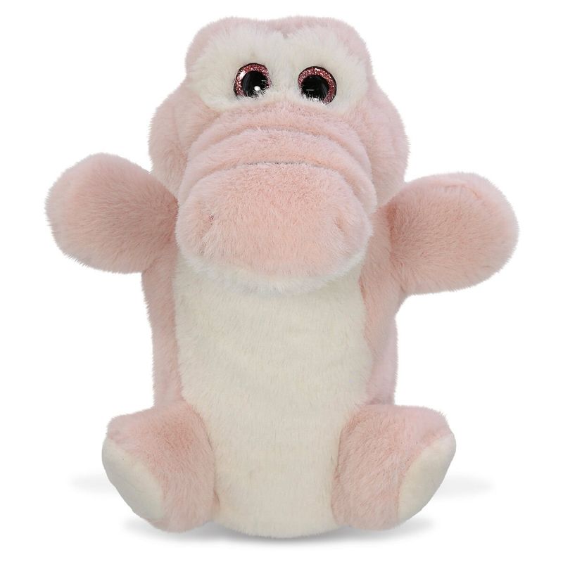 Plush - Pink Alligator  Puppet