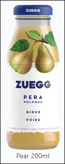 Zuegg Juice Bar Pear 200mlx24 P/box