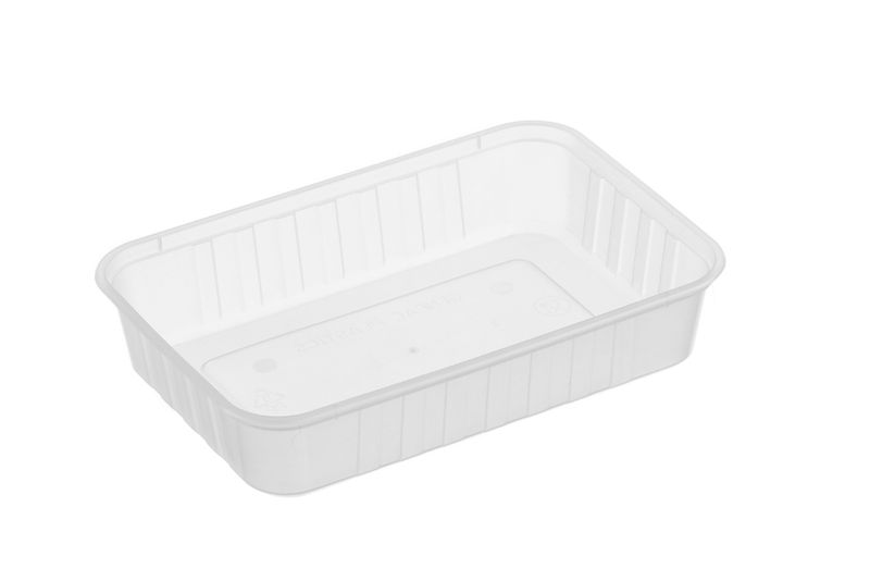 Ribbed Rectangular Container / 500ml (500)