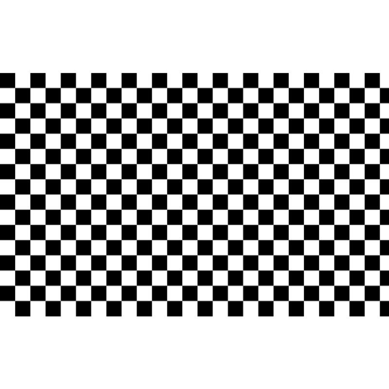 Greaseproof Checked Quarter Cut / Black 175x300mm