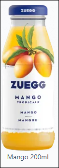 Zuegg Juice Bar Mango 200mlx24 P/box