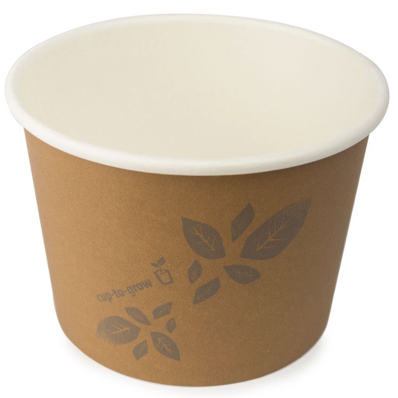 16oz Pla Hot/cold Paper Bowl (500)