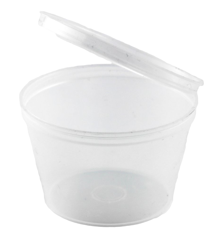 PP Sauce Cup Hinged / 70ml (1000)