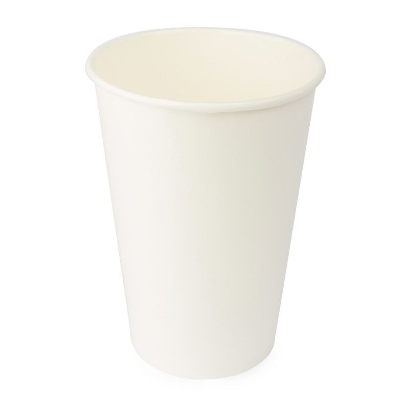 Milkshake Cup Plain White / 16oz Sleeve