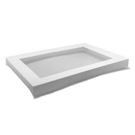 White Catering Tray Lid - Medium (100)