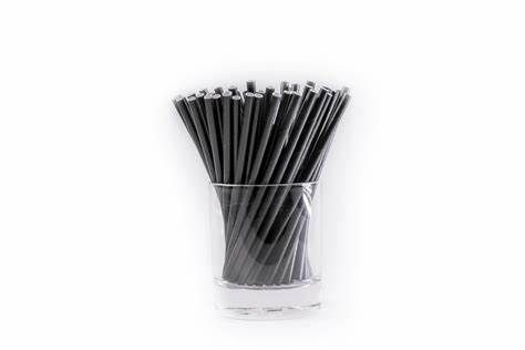 Black Paper Cocktail Straw (2500) Small