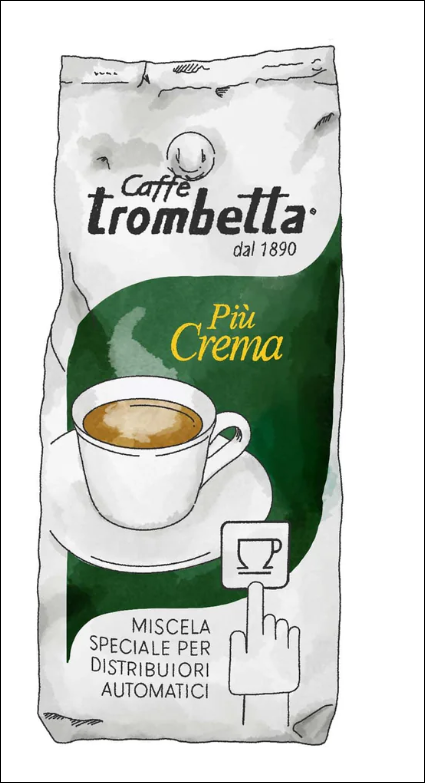 Coffee Piu Crema D.a Beans 1kg
