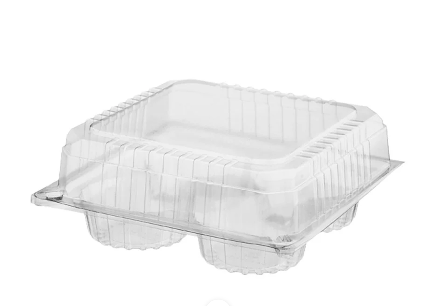 4 Muffin Pack Hinged Lid (450)