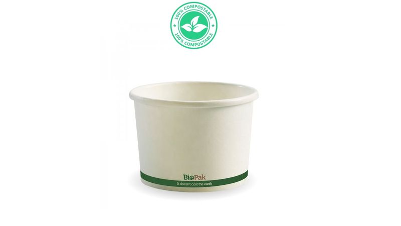 Biopak Paper Bowl / 16oz (500)