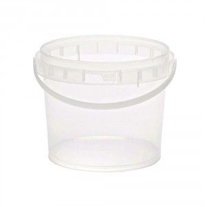 2.2ltr Clear Pail Bucket With Lid (120 P/box)