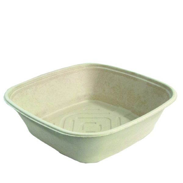 Sabert Pulp Cater Square Bowl 240oz (25)