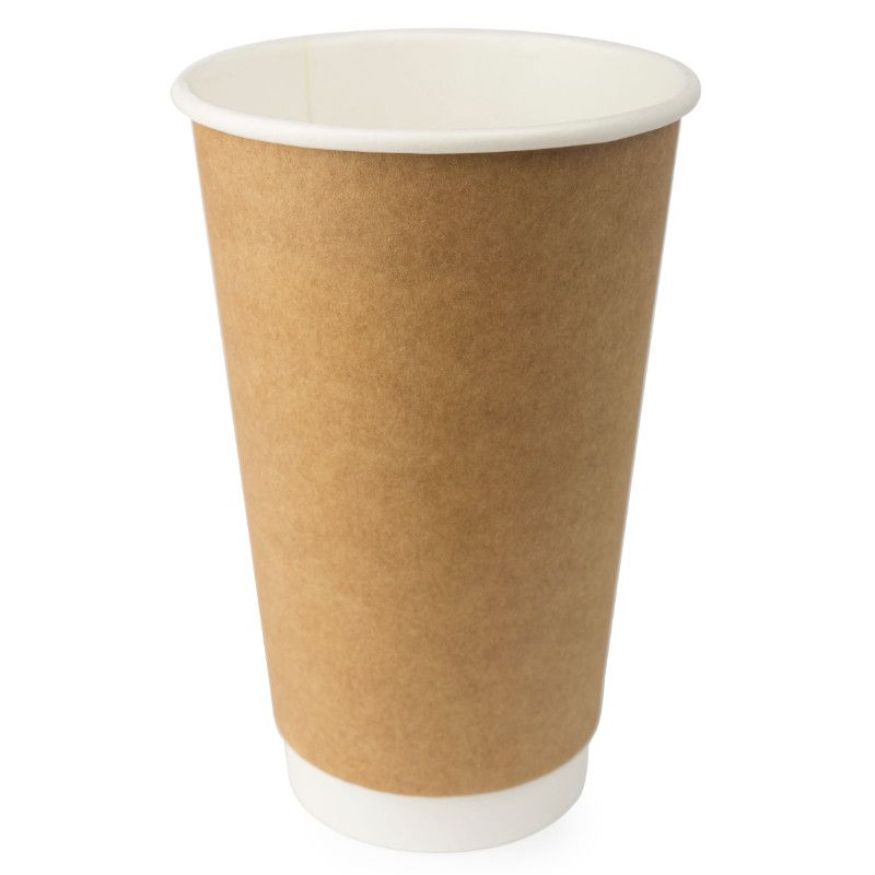 Kraft Hot Cup / 16oz Double Wall (500)