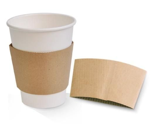 12oz Cup Sleeve Kraft (100) - (1000)