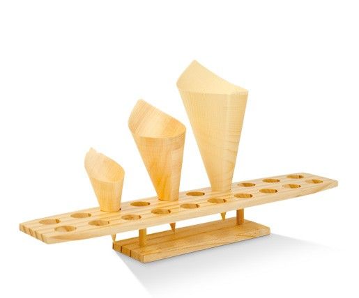 Wooden Cone Stand (20 Holes)