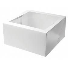 Square 9 Inch Cake Box With Window