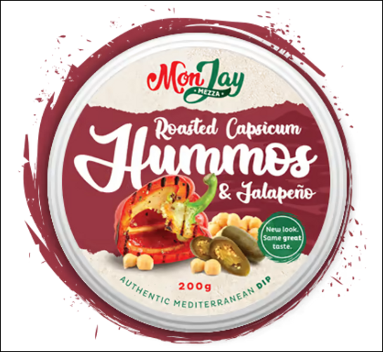 Hummos Roasted Capsicum And Jalapeno 2kg