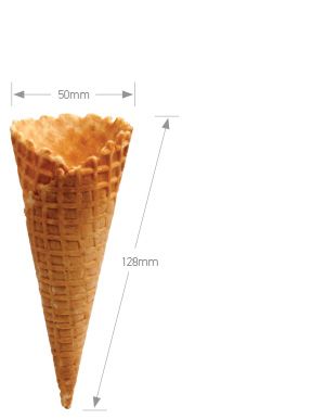 Natural Waffle Cone A (336) Per Box