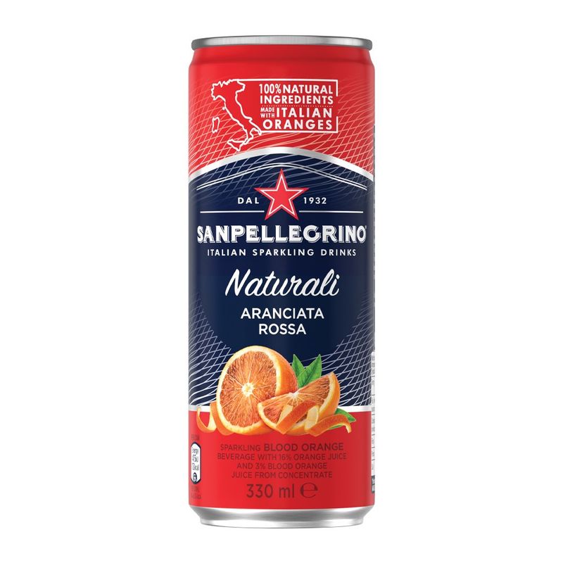 San Pel Rossa Cans 6x(4x330ml) Levy Added