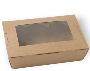 Window Lunch Box Brown / Medium (200)