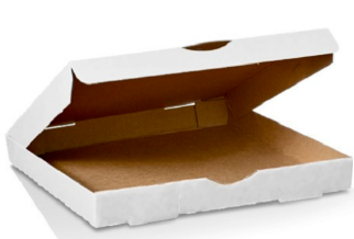 Plain White 13inch Pizza Box (75)