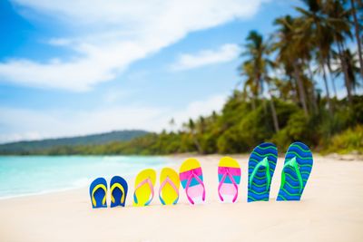 ADULT AND CHILDRENS BEACH SHOES