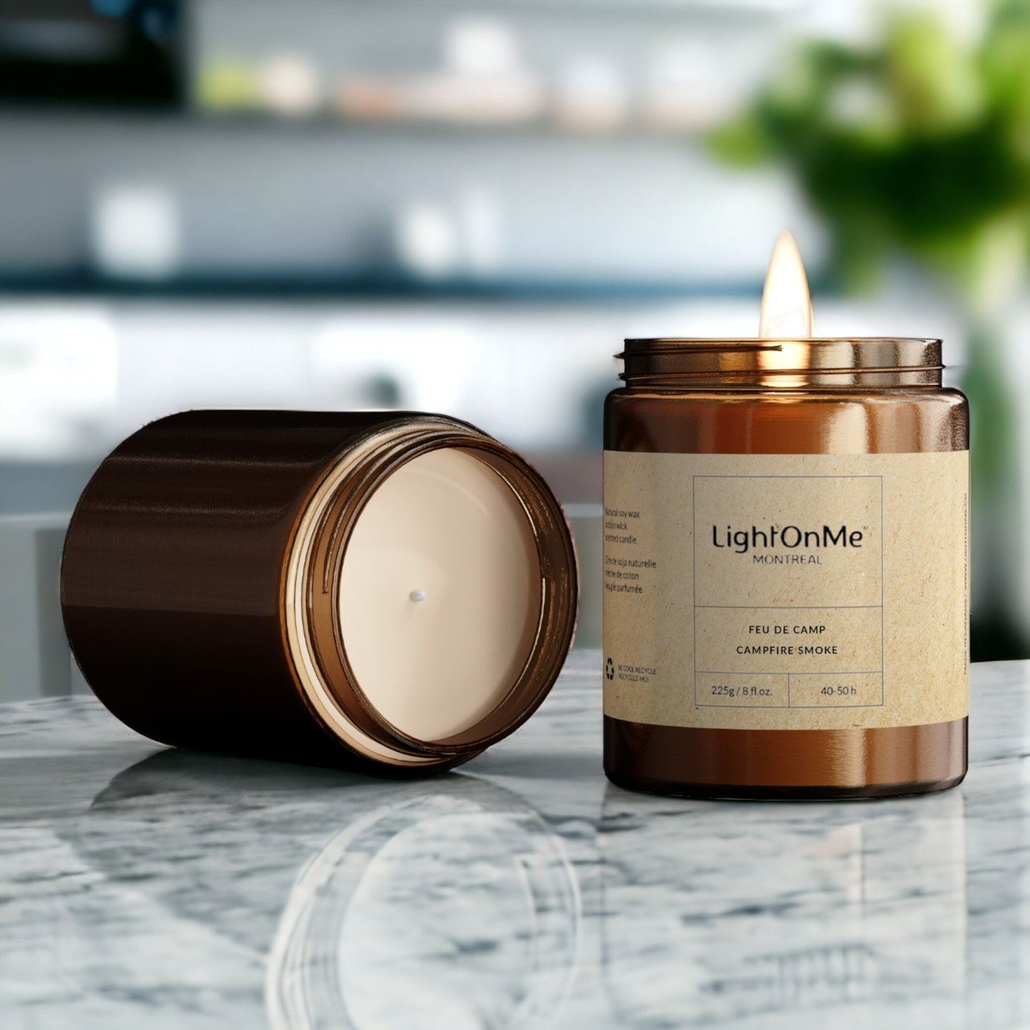 No.101 Scented Soy Candle - Campfire Smoke
