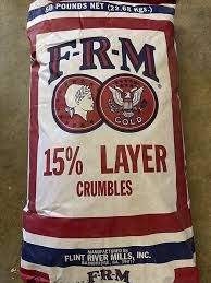 Chicken Feed 15% Layer Crumbles FRM
