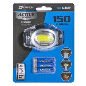 Headlamp COB LED 150-Lumens